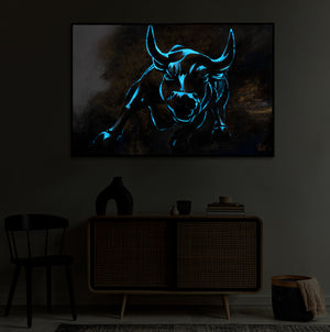 Obras de Arte Fosforescentes "Símbolo de la Valentía" | Pinturas Luminosas