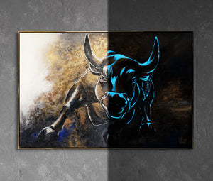 Obras de Arte Fosforescentes "Símbolo de la Valentía" | Pinturas Luminosas