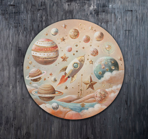 bstrakte Acrylmalerei Frau Textur Kunst moderne Farben