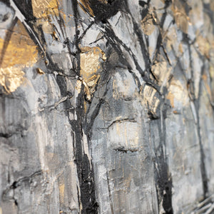 bilder mit gold, bilder malen acryl, bild auf leinwand abstrakt