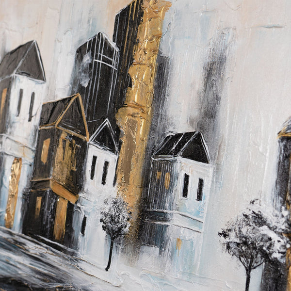 bilder mit gold, bilder malen acryl, abstraktes bild leinwand