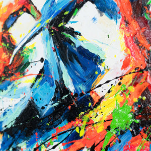 wohnzimmer bilder modern acrylmalerei