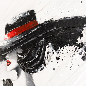 gemalte bilder, acrylmalerei abstrakt, bild schwarz weiß