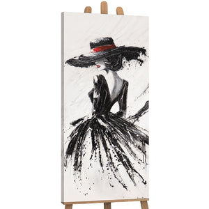 bilder auf leinwand, acrylbilder, moderne bilder, gemälde frau modern