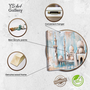 Leinwandbild mit Holzrahmen und Struktur – Acrylbild modern