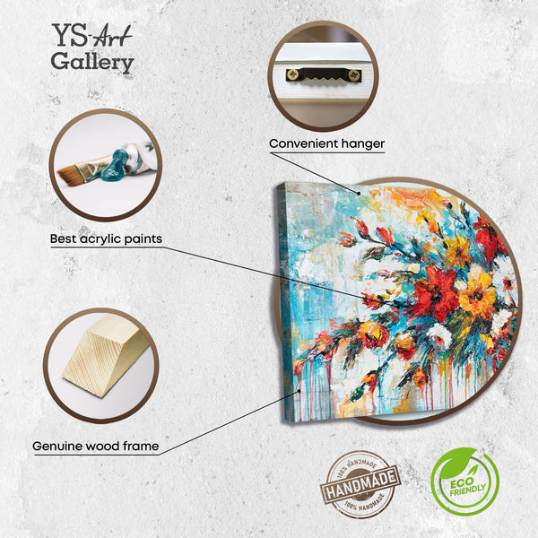 leinwand acryl info, bilddetails material