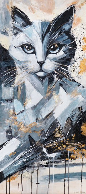 Künstlerische Acrylmalerei Struktur Deko