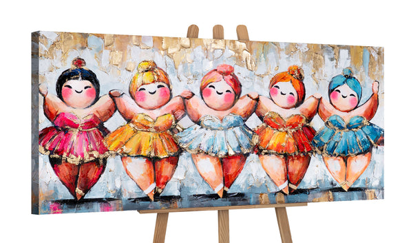 Acrylbild auf Staffelei – moderne Wanddeko Wohnzimmer Gemälde