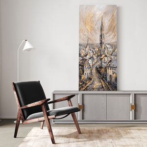 Acrylbilder Leinwand Kathedrale Bild an der Wand