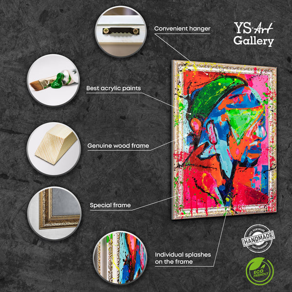 Handgemalte Acrylkunst Made in Germany