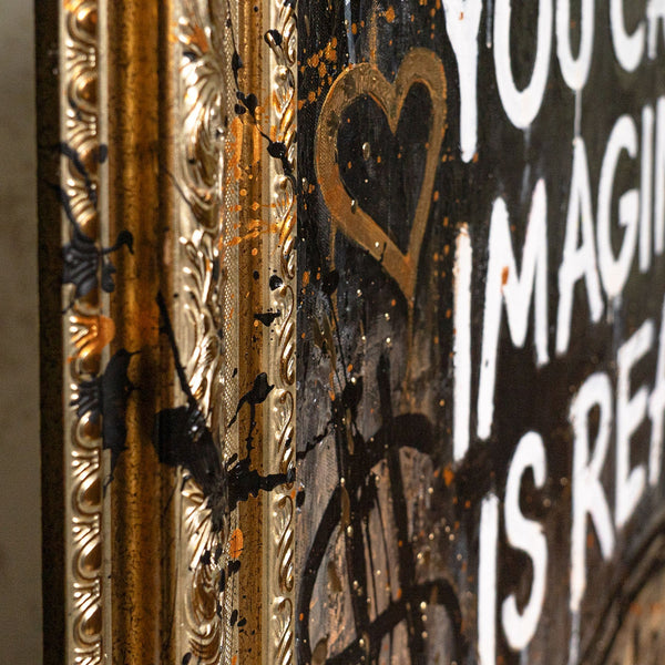 Leinwandbild Acrylrahmen Detail