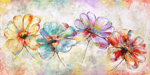 Acrylbild Struktur Kunstwerk Wanddeko