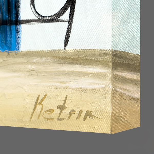 Cuadros Abstractos de Pájaros Acrílicos "Pájaros Divertidos"