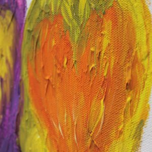 Cuadros Abstractos de Pájaros Acrílicos "Pájaros Divertidos"