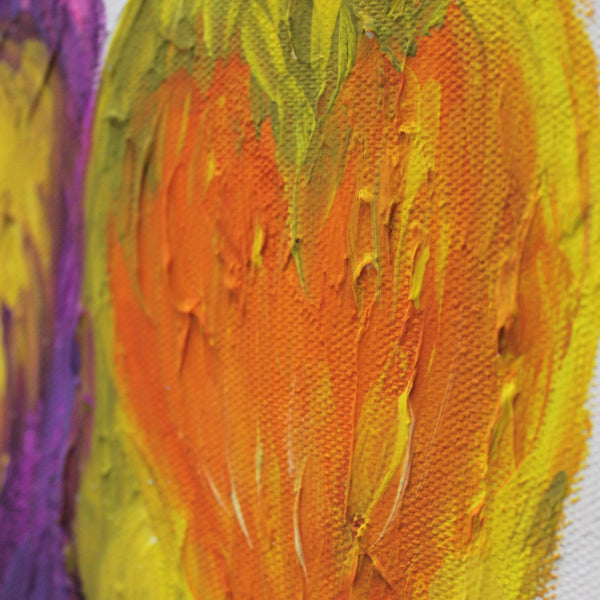 Cuadros Abstractos de Pájaros Acrílicos "Pájaros Divertidos"