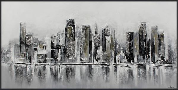 Moderne Wanddeko handgemalt