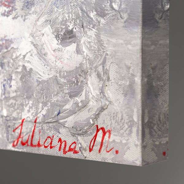 Pintura Acrílica Hecha a Mano "Puerto Silencioso"