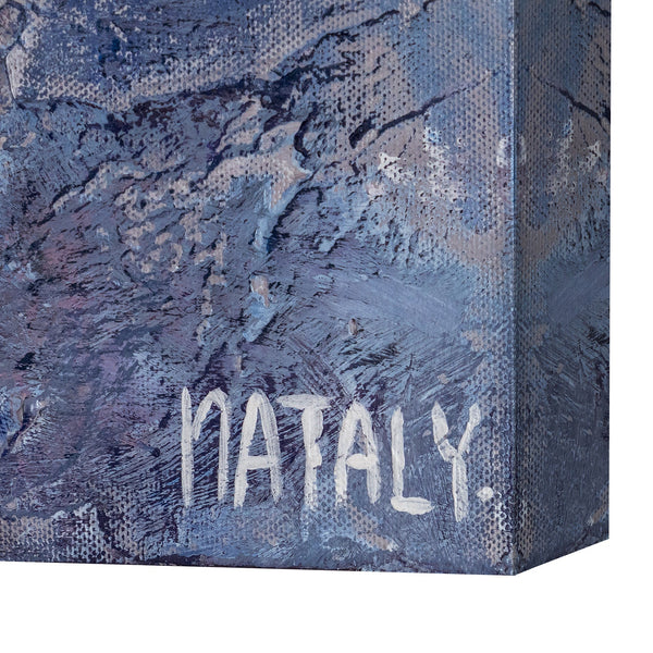 Cuadro abstracto "Época del Renacimiento" – Lienzo moderno para salón con marco