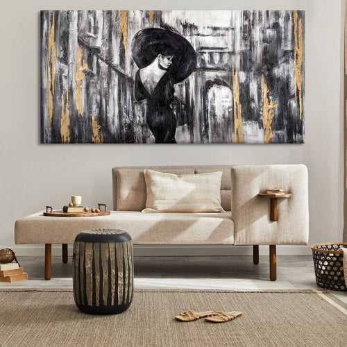 Handgemalte acrylbilder auf leinwand