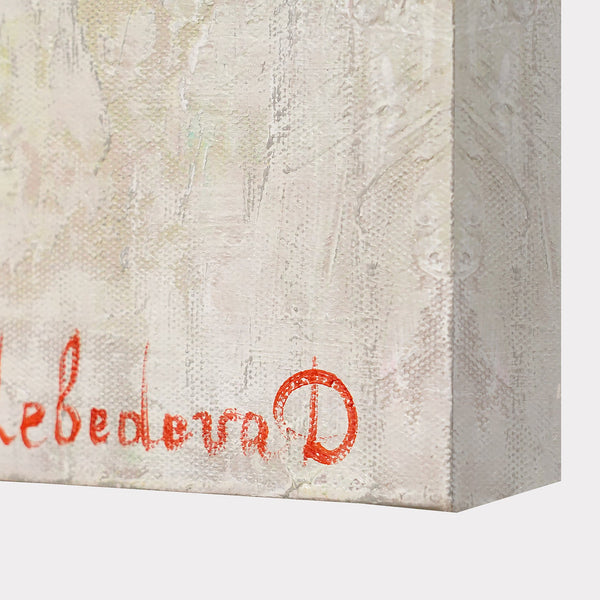 Cuadros acrílicos de animales – Obras de arte modernas sobre lienzo con jirafas pintadas a mano y coronas de flores