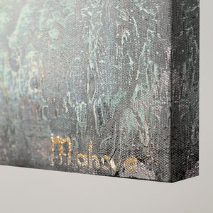 Pintura acrílica abstracta de paisaje "Energía del Sol"