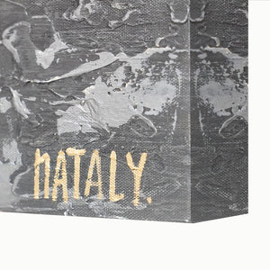 Abstraktes Leinwandbild fürs Büro "Kraft der Elemente"