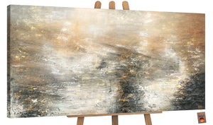 Cuadro Pintado a Mano en Lienzo Acrílico "La Fuerza de los Elementos"