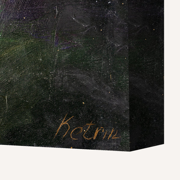 Decoración artística de pared con flores "Peonías II" pintura en lienzo