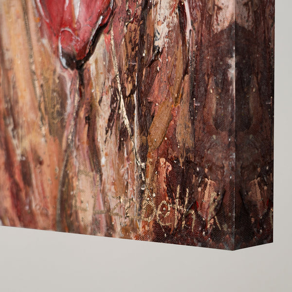 Pintura Floral Moderna Acrílica "Abril"