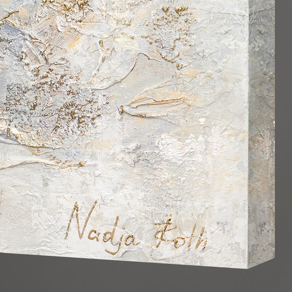 Cuadro Pintado a Mano "Historia" | Arte Abstracto Moderno sobre Lienzo