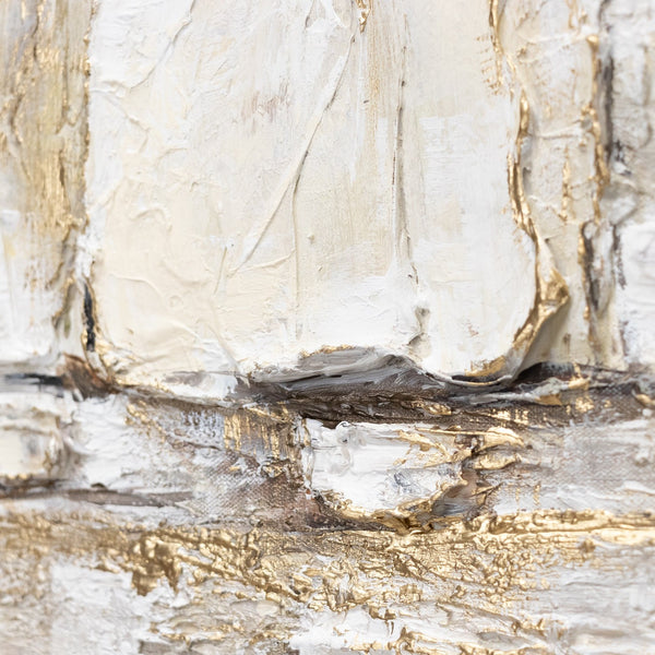 Pintura Abstracta Hecha a Mano "Deslumbramiento Solar"