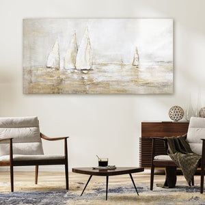 Pintura Abstracta Hecha a Mano "Deslumbramiento Solar"