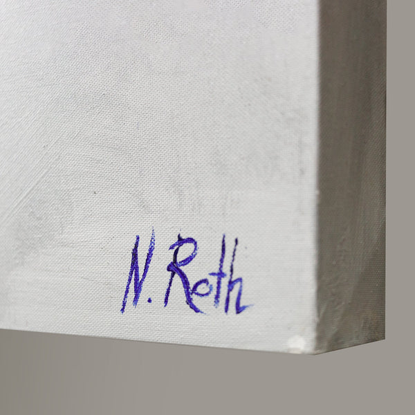 Arte Abstracto Moderno: Pintura a Mano sobre Lienzo "Galáctico"