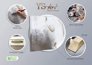 Pintura Acrílica Pintada a Mano “Exótica” 100x100 cm – Cuadro Moderno sobre Lienzo