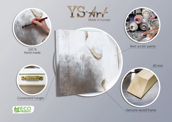 Pintura Acrílica Pintada a Mano “Exótica” 100x100 cm – Cuadro Moderno sobre Lienzo