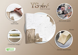 Pintura Acrílica “Vitalidad II” 100x100 cm – Cuadro Moderno sobre Lienzo