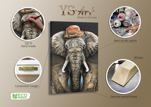 Abstrakte Wandkunst modern