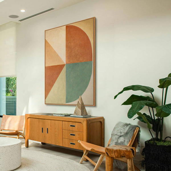 Abstrakte geometrische Wandkunst moderne Leinwand