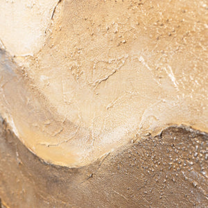 Abstrakte Kunst mit Naturfarben