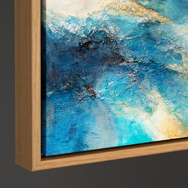 Abstrakte Kunst mit Relief und Bewegung