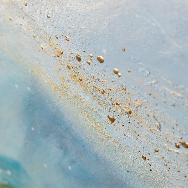 Abstrakte Meer Kunst auf Leinwand