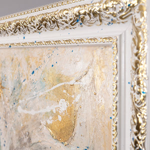 Acrylbild Struktur Relief Handgemalt