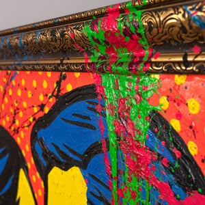 Acrylkunst Urban Stil Handgemalt