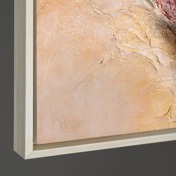 Reliefbild Acrylmalerei harmonische Farbschichten