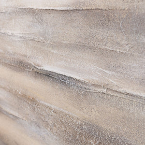 Acrylmalerei in Beige und Grau Tönen