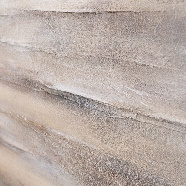 Acrylmalerei in Beige und Grau Tönen