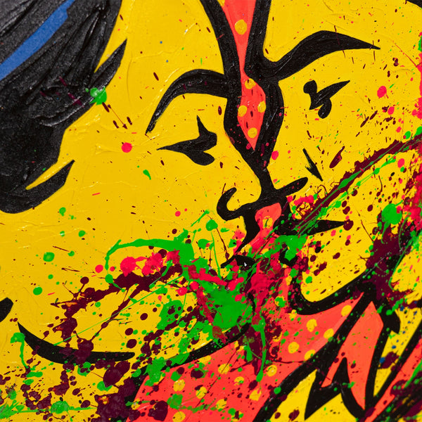 Acrylmalerei Porträt Auf Leinwand