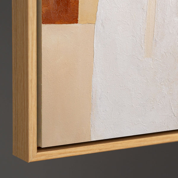 Reliefbild Acrylmalerei sanfte Linienstruktur