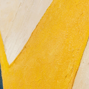 Acrylmalerei Struktur Gelb Reliefdetail