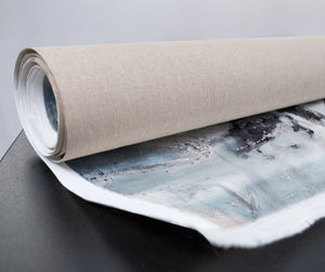 Abstrakte Acrylmalerei Handgemalt